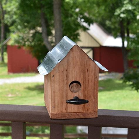 bird houses with metal roofs made of lilies|birdhouse kits for sale.